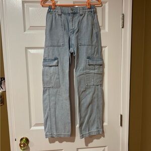 Women’s PacSun Light Blue Cargo Jeans